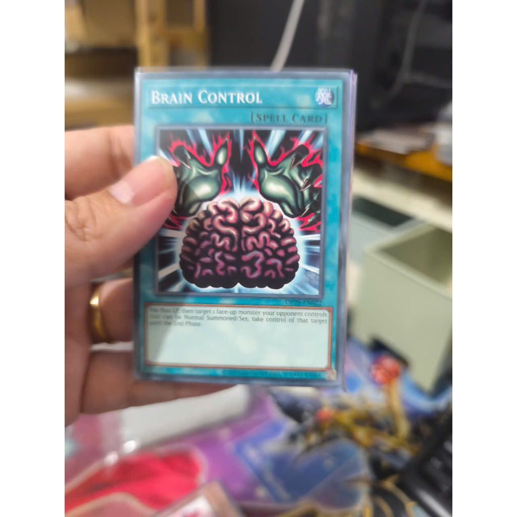[Yugioh Funny Shop] การ์ดควบคุมสมอง 1 ใบ - OP28-EN022 - COMMON UK