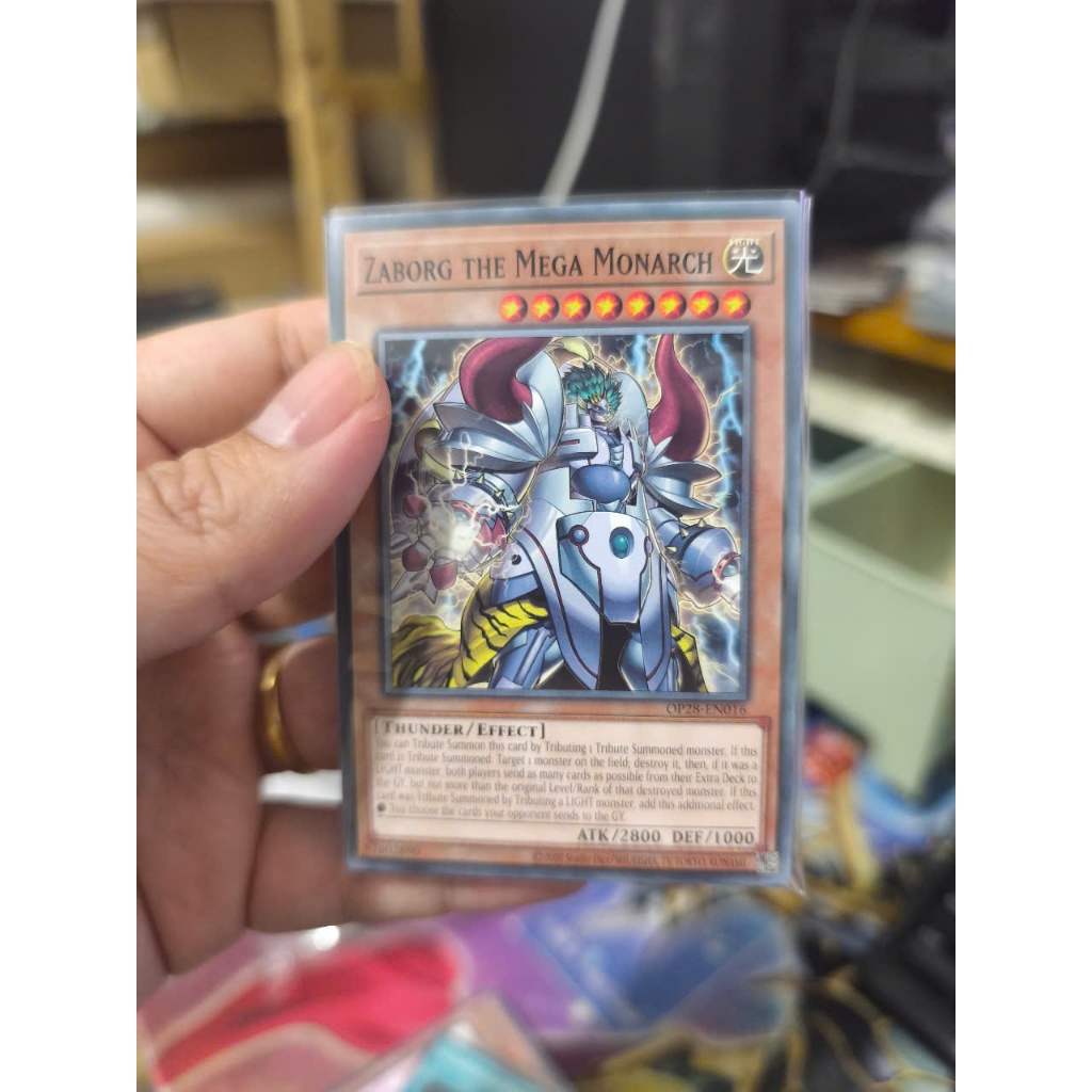 [Yugioh Funny Shop] การ์ด 1 ใบ Zaborg the Mega Monarch - OP28-EN016 - COMMON UK