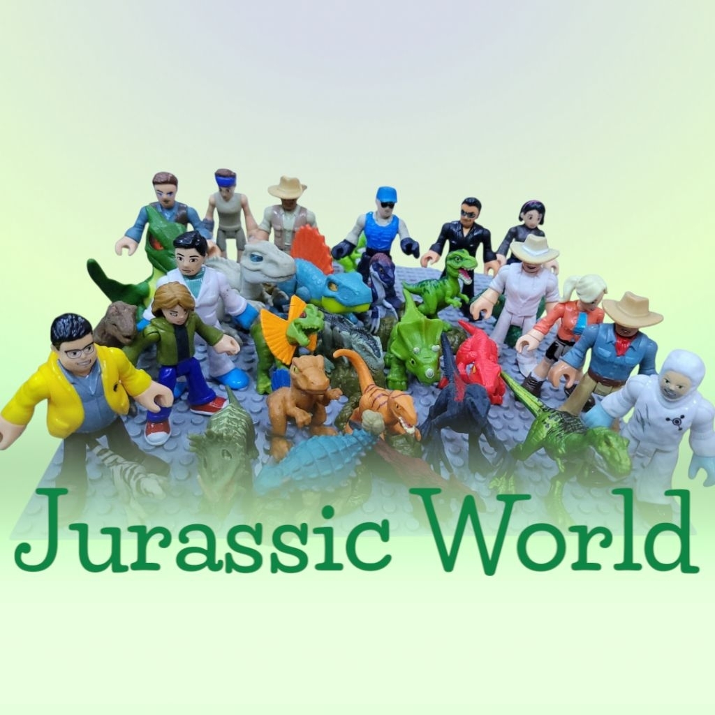 โมเดลตัวละครไดโนเสาร์ Jurassic World ใหม่ของแท้