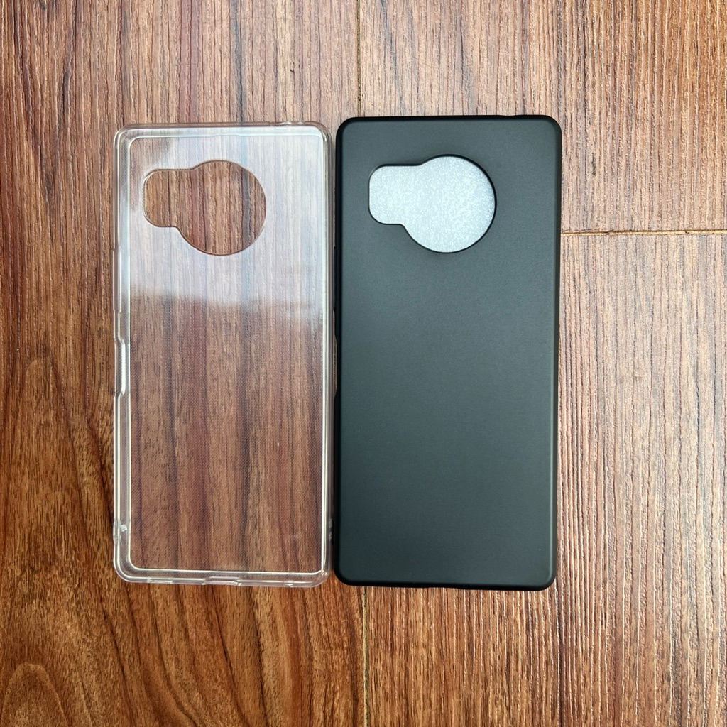 เคสซิลิโคนยืดหยุ่นสําหรับ Sharp Aquos R8 เคสยืดหยุ่นสีดําแบบใสและกันกระแทก