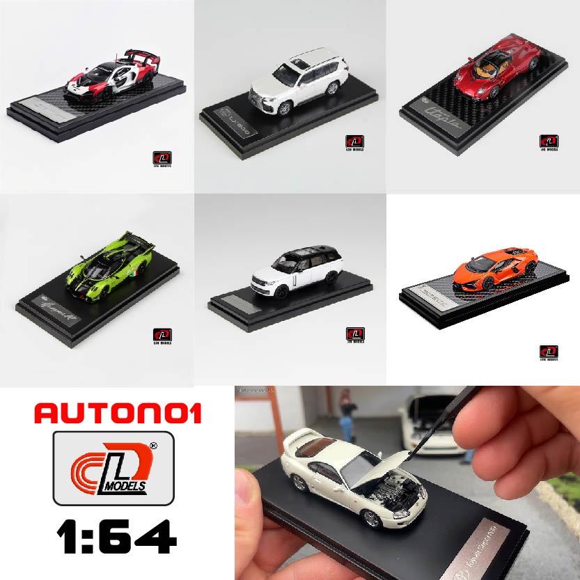 Range rover pagani Imola Lamborghini Revuelto Mclaren 765LT, 600LT F1 1:64 scale รุ่นพร้อมไมโครโฟน L