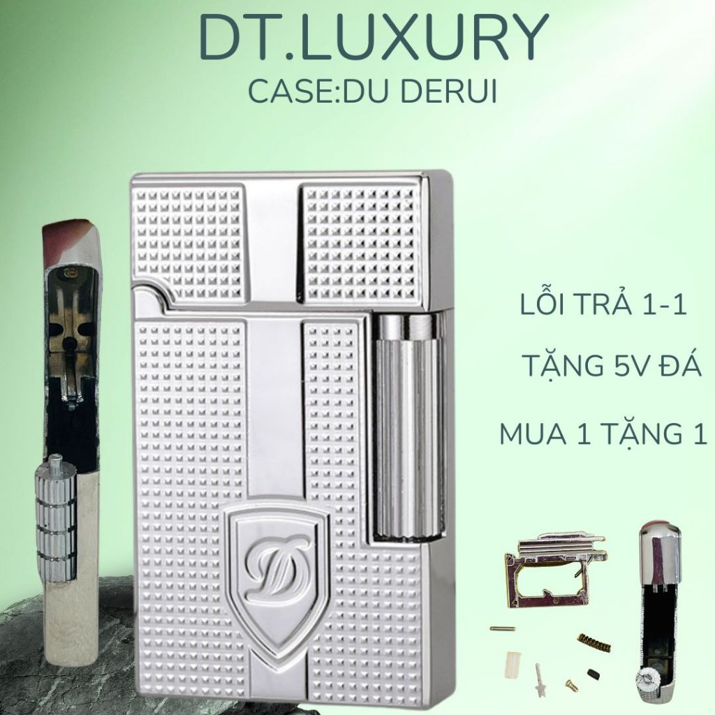 เคส Du Derui เงินแท้ Dupont ราคาถูก (แถมหิน 5v) ดูปองท์ที่ไม่ซ้ําใครและหรูหรา