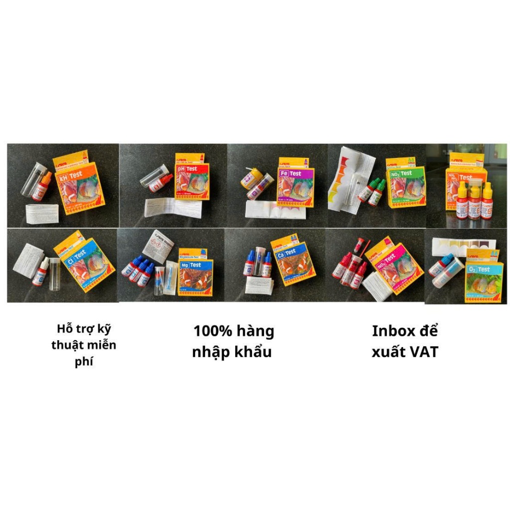 Test SERA เป็นชุดทดสอบที่รวดเร็วที่ช่วยวัดตัวบ่งชี้ที่สําคัญเช่น PO4, Ca, Mg... ในบ่อปลา, บ่อกุ้ง, บ