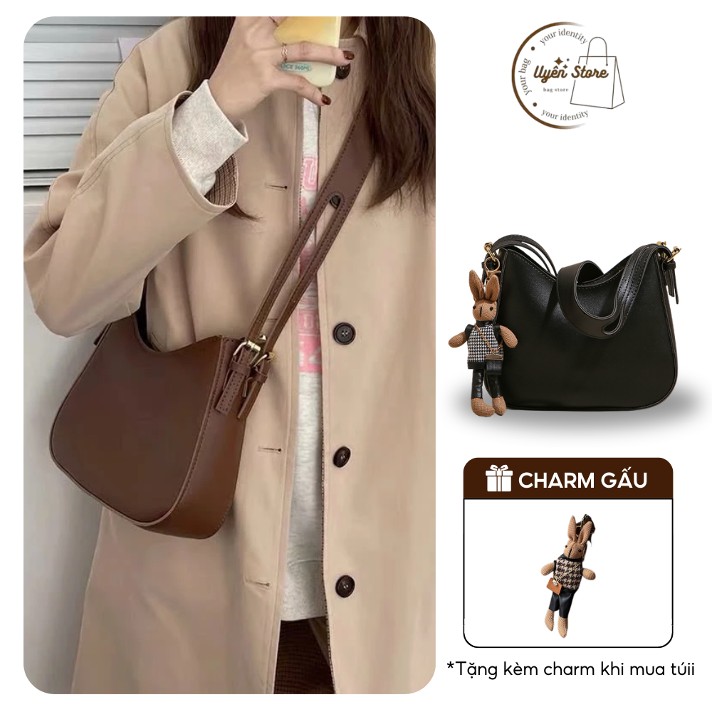 กระเป๋าสะพายข้างหนัง PU สไตล์เกาหลีสวยสุดๆ Uyen store - DK238