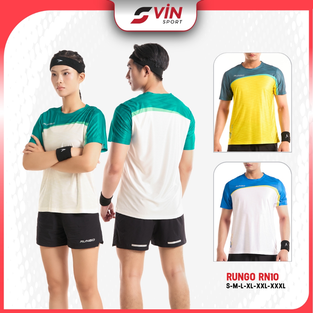 RUNGO RN10 เสื้อกีฬาวิ่งสําหรับบุรุษและสตรี Unisex - Vin Sport