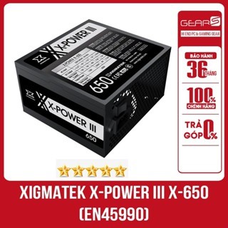 [FULL VAT]แหล่งพลังงานคอมพิวเตอร์ XIGMATEK X-Power III 650 600W ATX (230V, 600W)