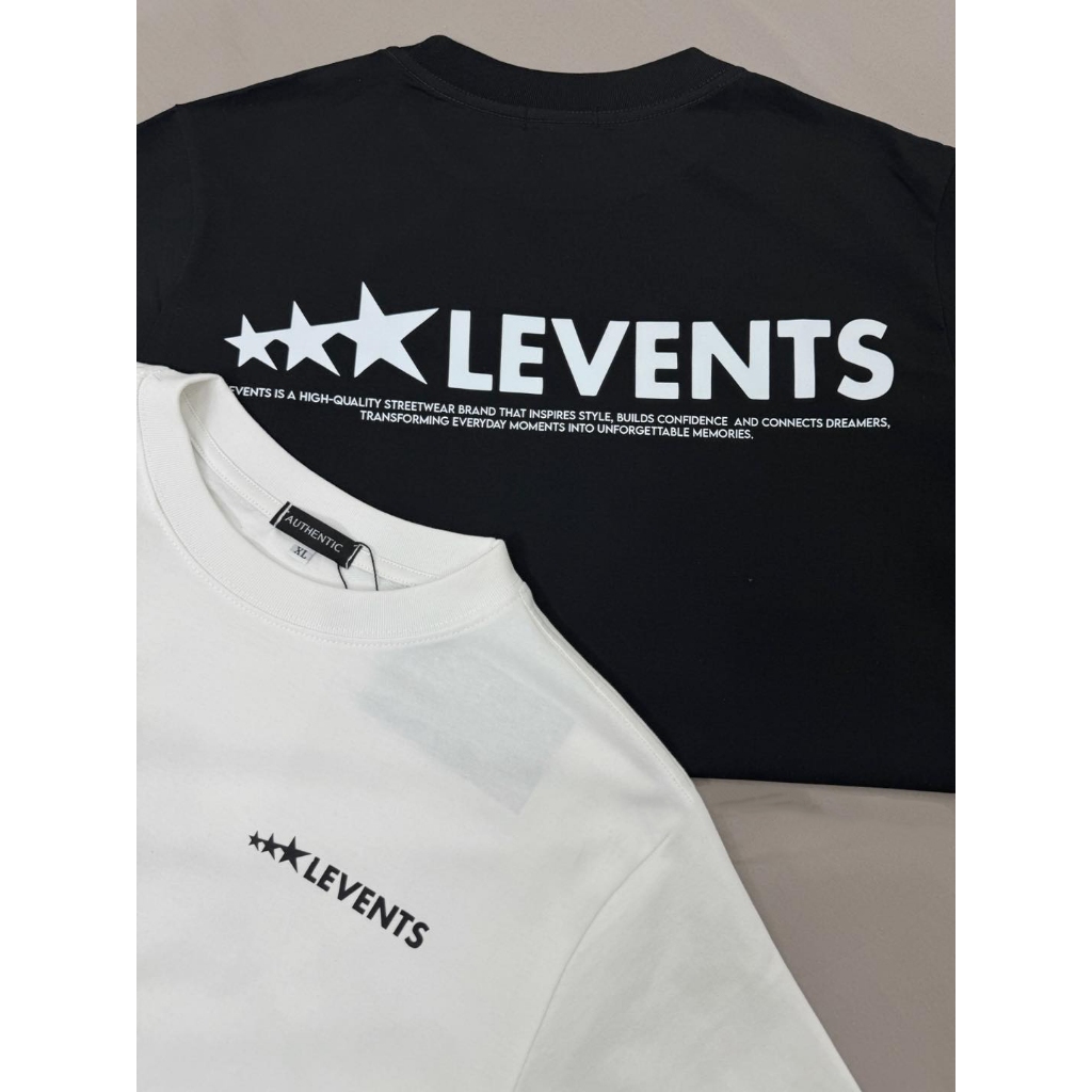 LEVENT 3-Star Basic เสื้อยืดสําหรับผู้ชายและผู้หญิง ROMANCE STUDIO ผ้าฝ้าย 100% 2-Way DL 260gsm - รู