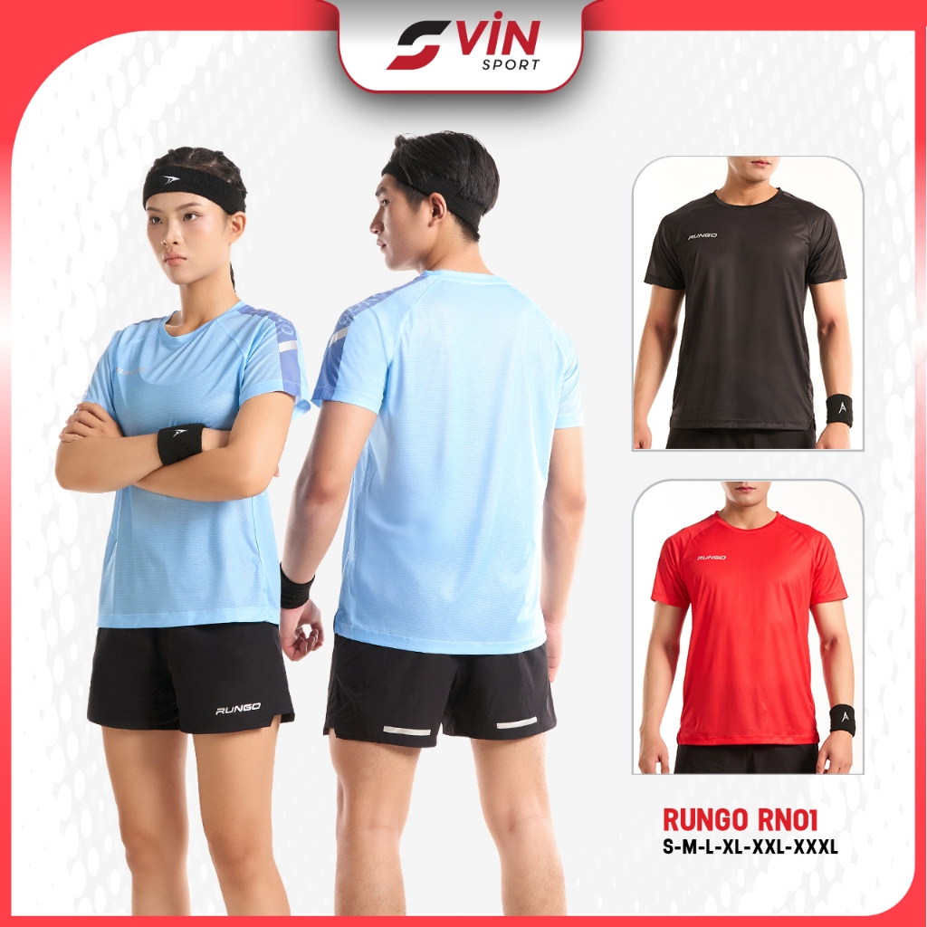 RUNGO RN01 เสื้อกีฬาวิ่งสําหรับบุรุษและสตรี Unisex - Vin Sport