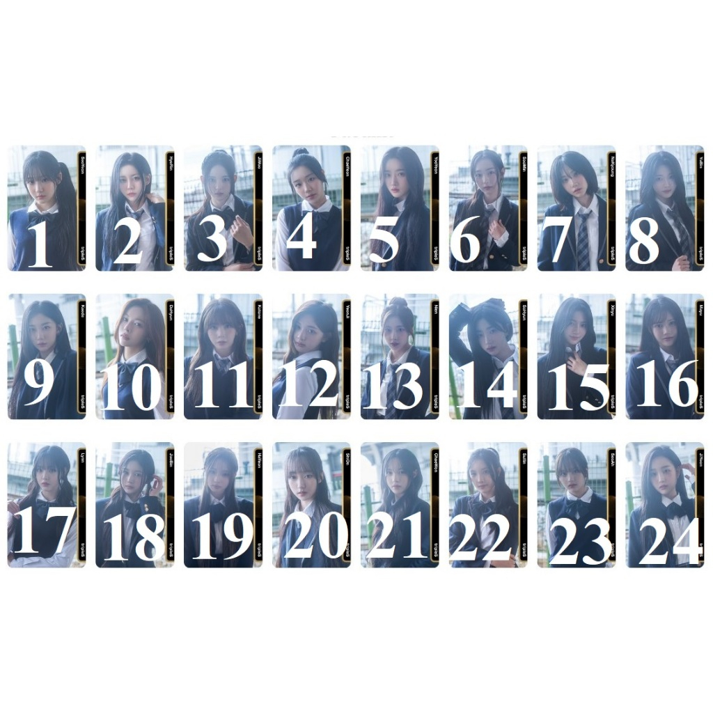 OMA PHOYSICAL OBJEKT SCAN & POB OF TRIPLES ASSEMBLE25 SEOYEOYON YOOYEON SOHYUN NIEN KOTONE SULLIN YE