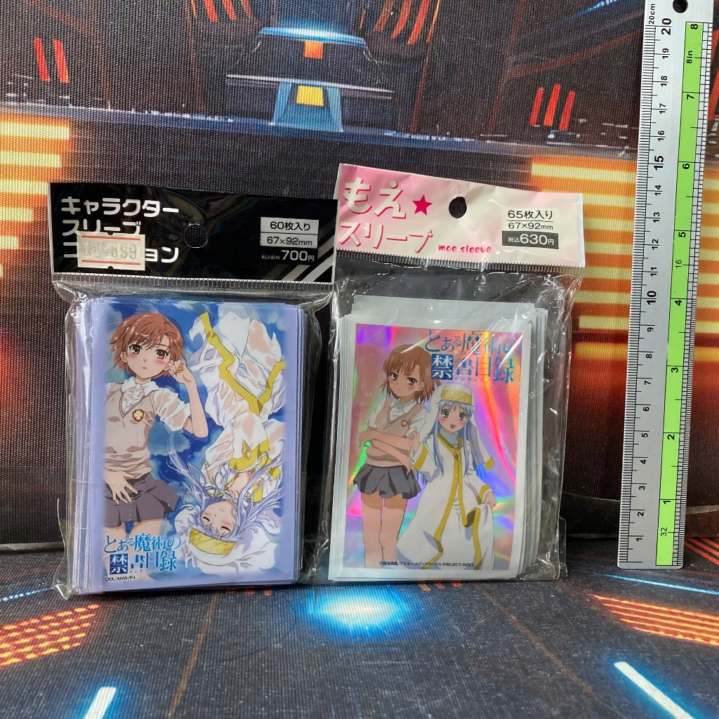 การ์ด Character Sleeve Collection และ Moe Sleeve (สีน้ําเงิน 52 ชิ้น 25 ชิ้น ชมพู)