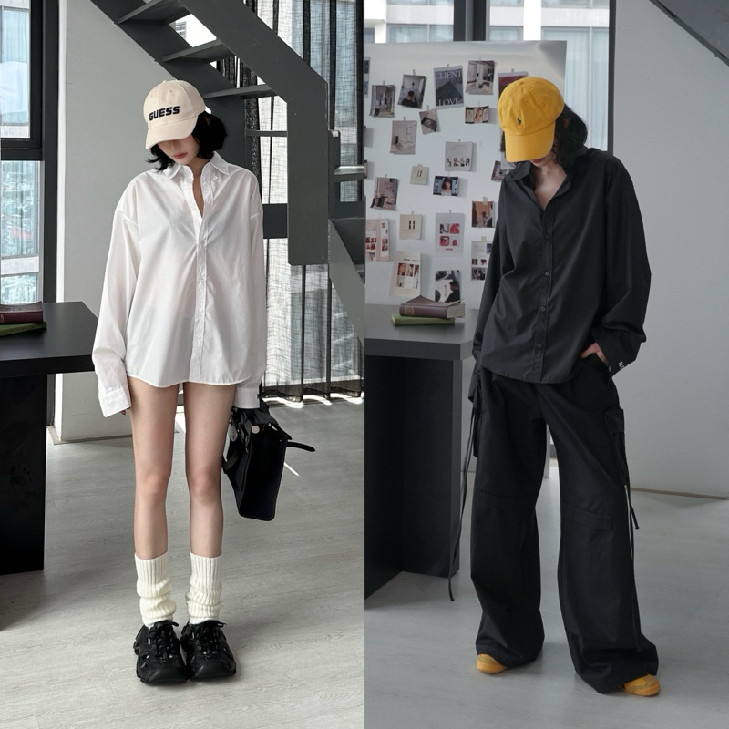 /NOV11/ KATE UNISEX SHIRT - รูปแบบโอเวอร์ไซส์