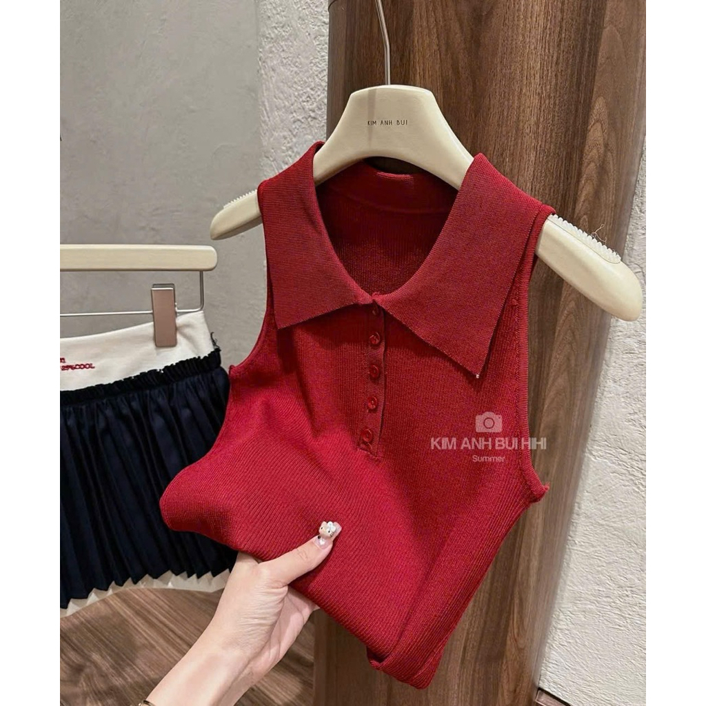 เสื้อสเวตเตอร์กระดุมคอโปโลขั้นพื้นฐาน Mtg มีให้เลือก 3 สี สินค้า QC ฟรีไซส์