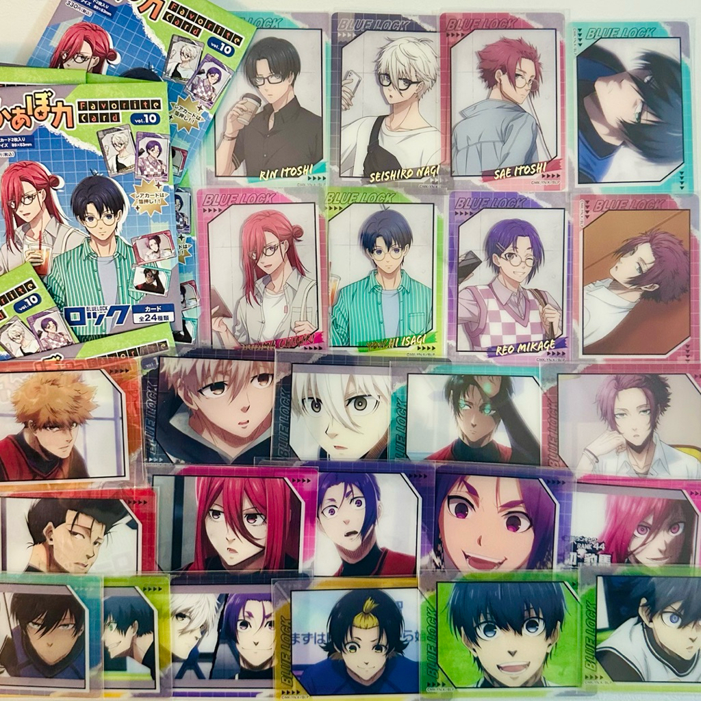 BLLK- Blue Lock Card/การ์ดโปร่งใส Favorite Blue Lock