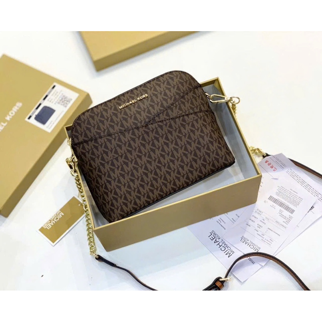 กระเป๋าสะพายข้างผู้หญิงทรงหอย ไซส์ 22 fullbox super vip