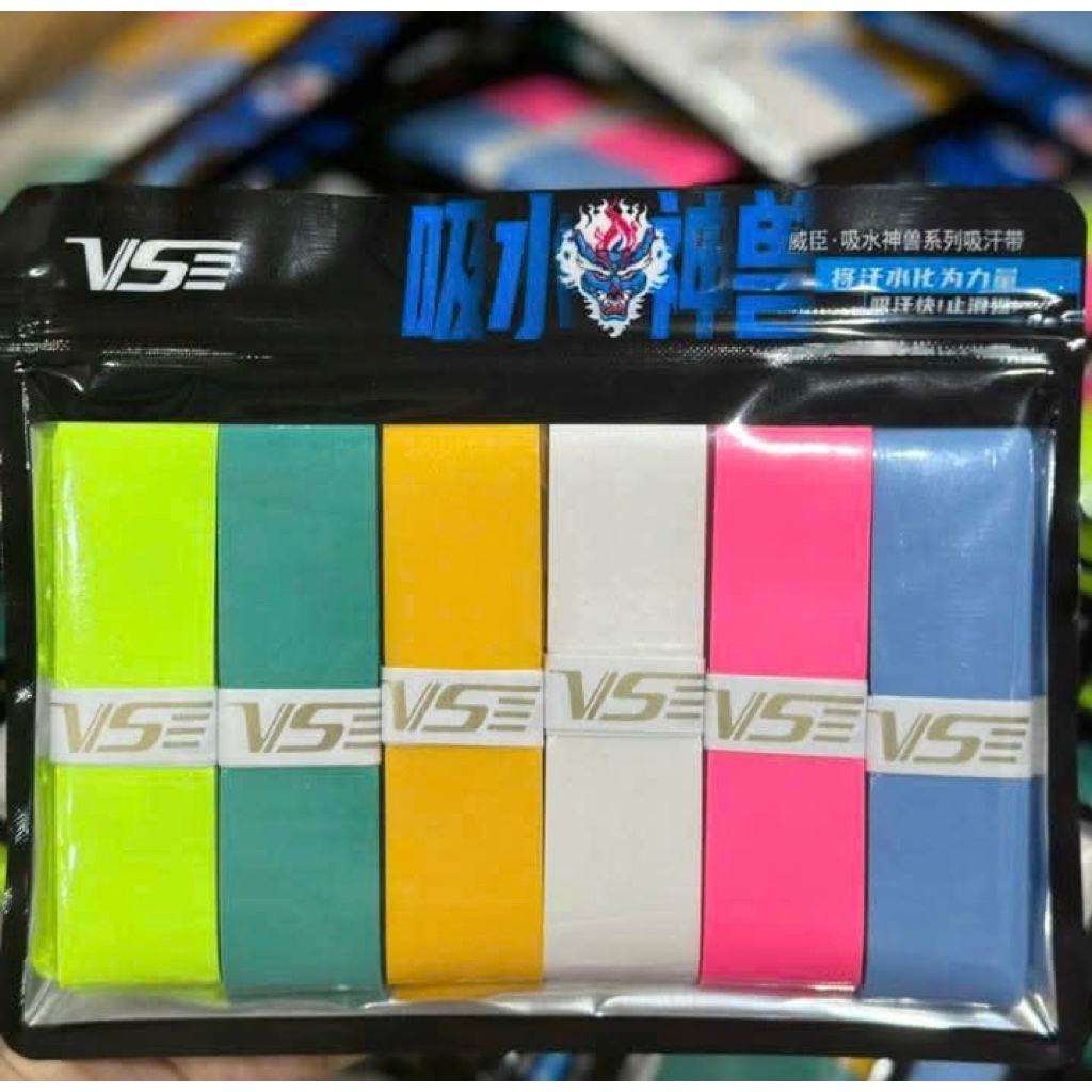 คุณภาพสูง PICKLEBALL, Badminton, Tennis VS VG555 ด้ามจับแร็กเก็ต ผลิตจากยางคุณภาพสูง