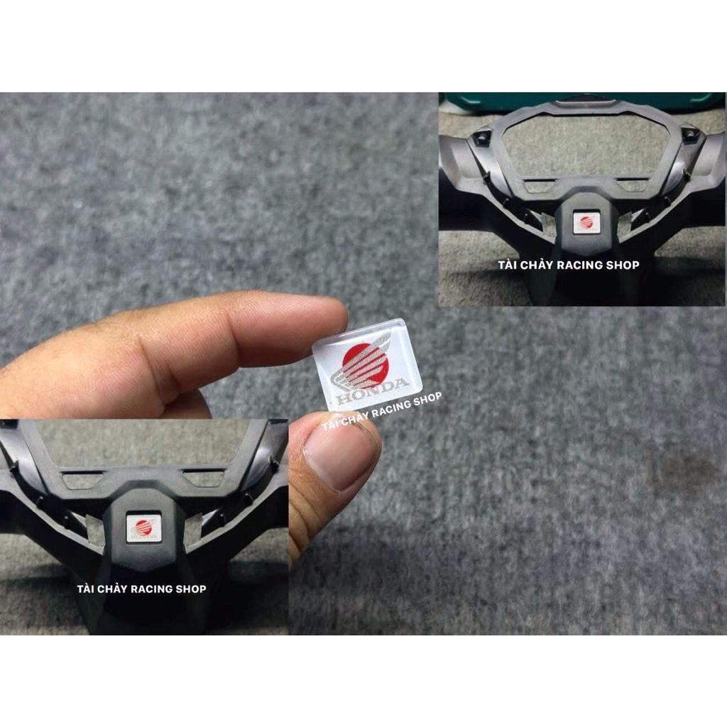 [ 1 ชิ้น ] โลโก้ MICA CUSTOM BIRD WINGS HONDA JAPANESE FLAG MOTORCYCLE WATCH STICKER
