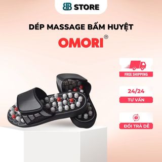 Dép massage Bấm Huyệt Bàn Chân OMORI Chống Trơn Trượt Kích Thích Huyệt Đạo