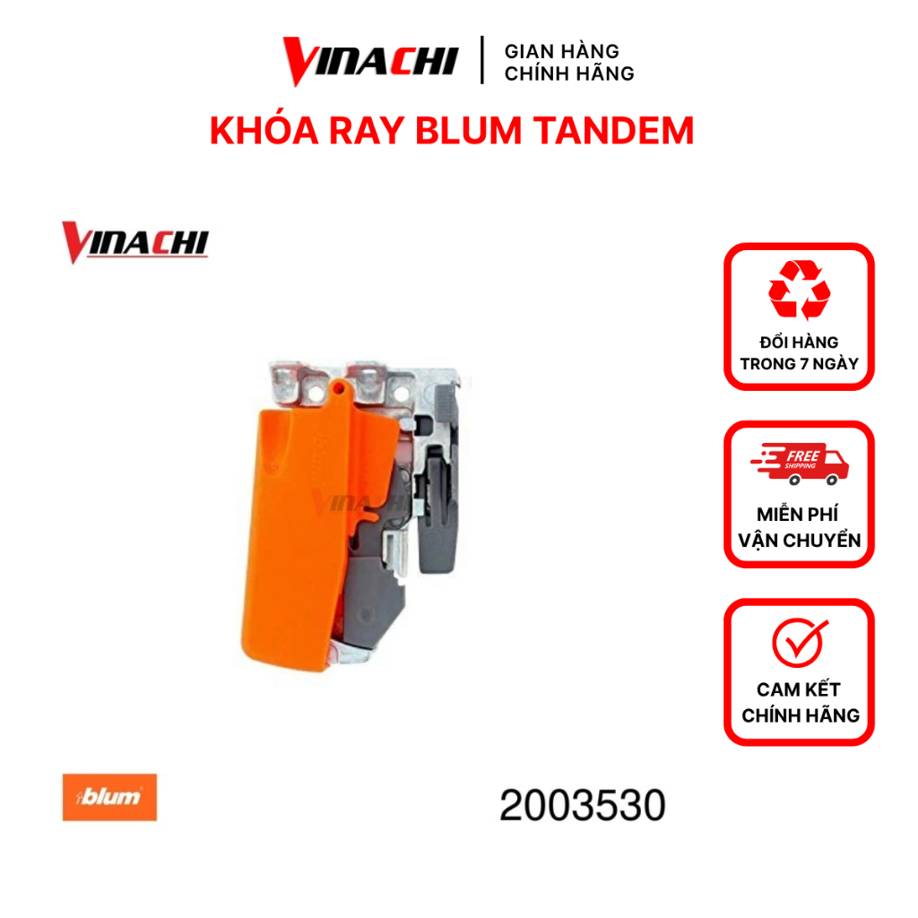 ตัวล็อคราง Blum Tandem - ตัวล็อคลูกเบี้ยวรางลบ Blum Tandem - ตัวล็อคราง Blum Tandem ขวา ซ้าย