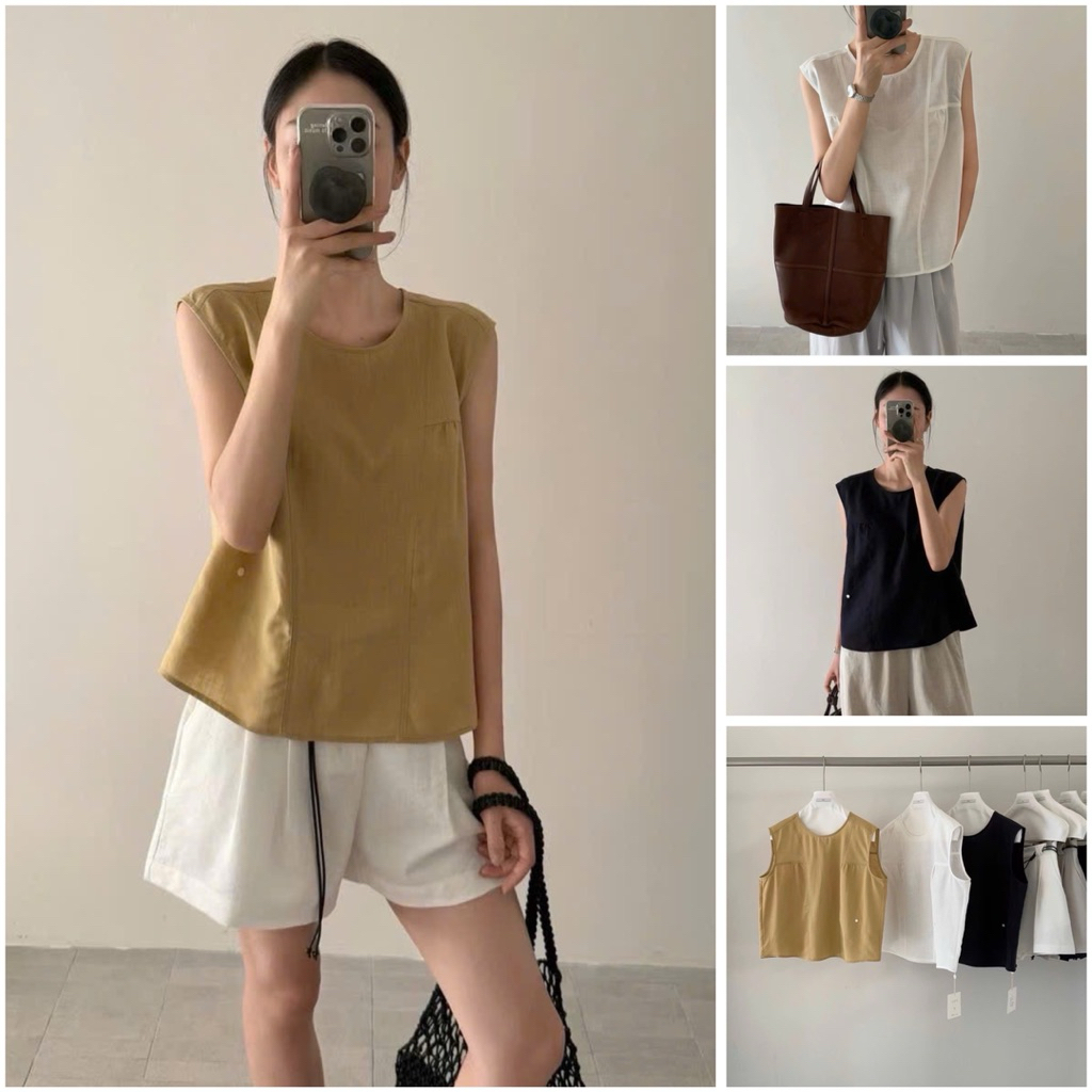 [Im.Cloud] Babydoll Tank Top Quality CC XHM 7178