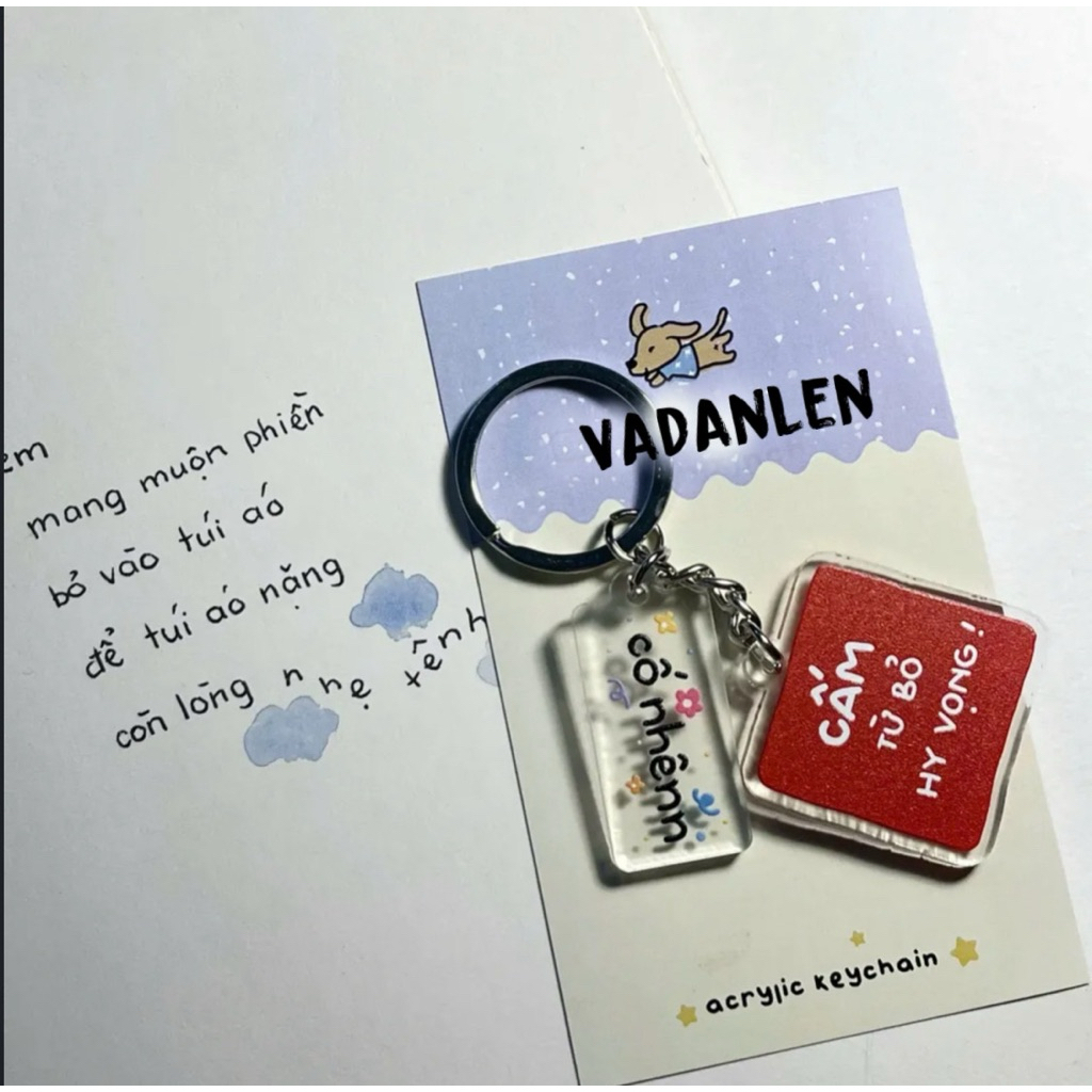 GIFT MESSAGE KEYCHAIN - PUNCH จากการซื้อ - GO UP - KINGKONG SHOP