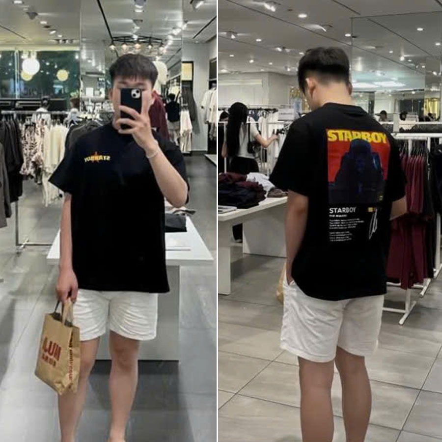 เสื้อยืดแขนสั้น STARBOY ผ้ายืด 2 ทาง GAVANA cotton DDL260 gsm