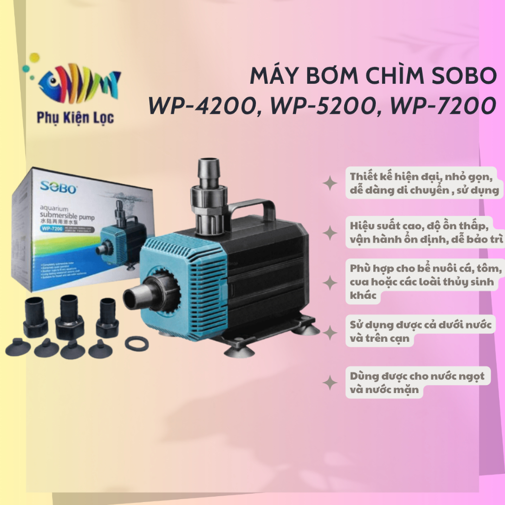SOBO ปั๊มจุ่ม WP-4200, WP-5200, WP-7200