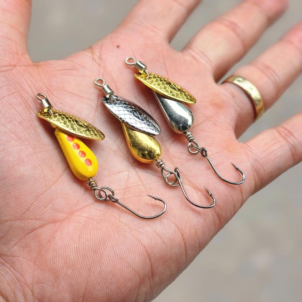 Spiner Spoon Lure เชี่ยวชาญในลําธารล่อ