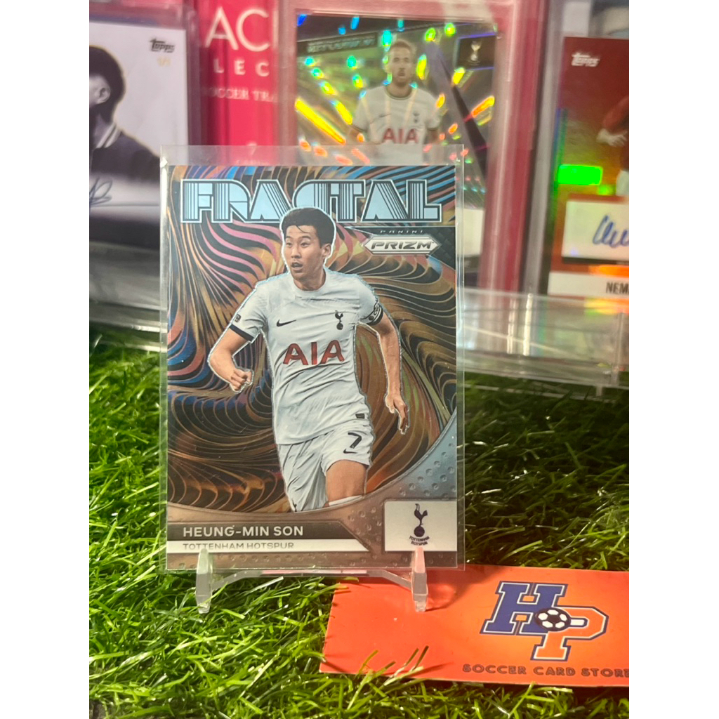 Son Heung Min Fractal Panini Prizm EPL 2023/24 การ์ดฟุตบอล