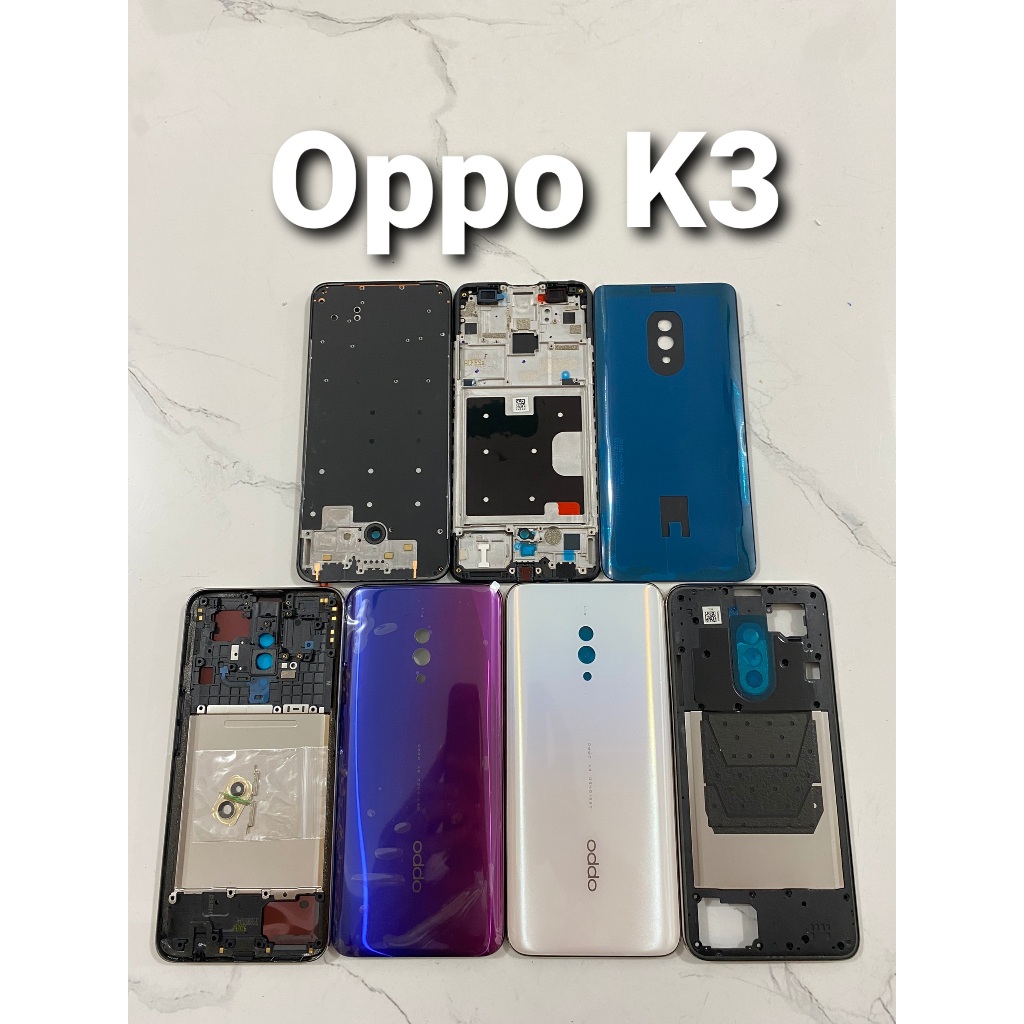เคส Oppo K3 Zin ใหม่ [ปุ่มพลาสติกเต็ม, กระจกกล้อง, ถาดซิม] พร้อมการจําแนกแยกประเภท