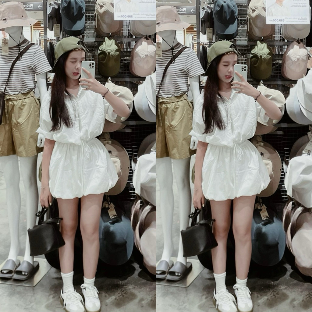 (OLDSCHOOL PHOTO) BUBU DRESS จั๊มสูทคอเต่า