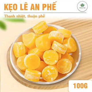 Kẹo lê an phế 100g, kẹo ngậm ho nhà họ Chu, giúp hỗ trợ giảm ho, tiêu đờm, khan tiếng - MIHA TEA