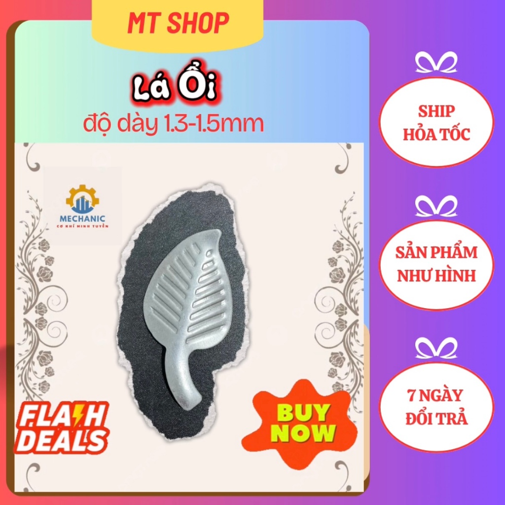 [COMBO 5 PAIRS OF GUAVA LEAVES] ดอกเหล็กปั๊ม ดอกไม้เหล็กตกแต่ง อุปกรณ์งานศิลปะ ขายเป็นคู่ (ด้านซ้าย+