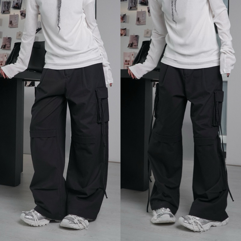 /NOV11/ UNISEX BOX KAKI Pants - กางเกงคาร์โก้
