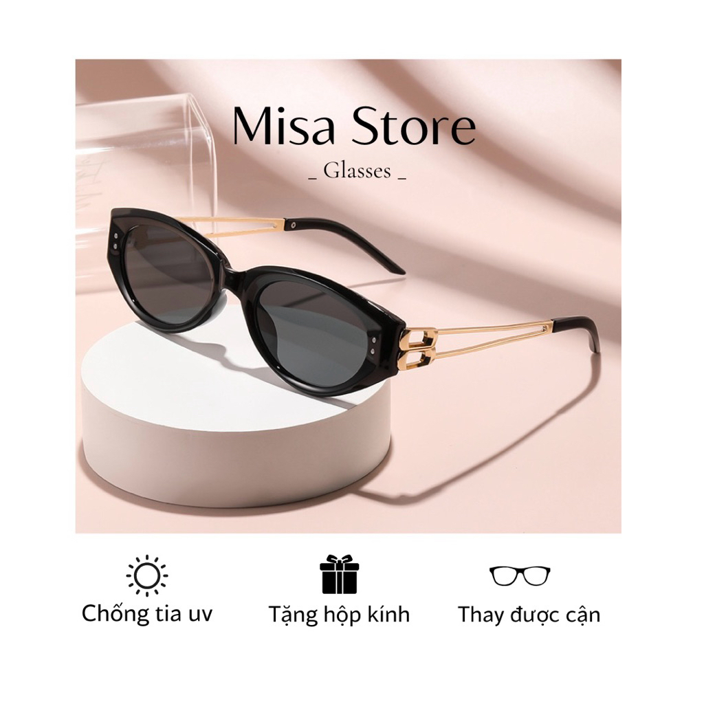 แว่นกันแดดผู้หญิง แว่นไปทะเล กรอบผู้หญิง (เค1)