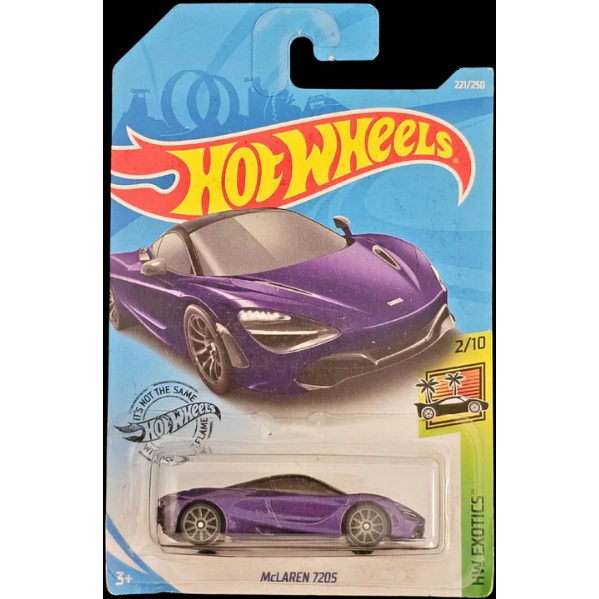 ของแท้ 1:64 รถโมเดลสเกล Hot Wheels McLaren 720s สีม่วง
