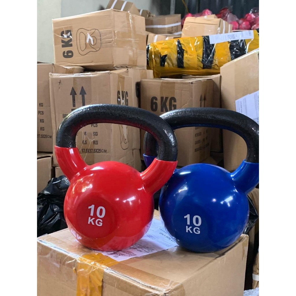 Kettlebells (Bell Dumbbells - Kettlebells) 4KG–20KG – เคลือบยางคุณภาพสูง – Solid Casting