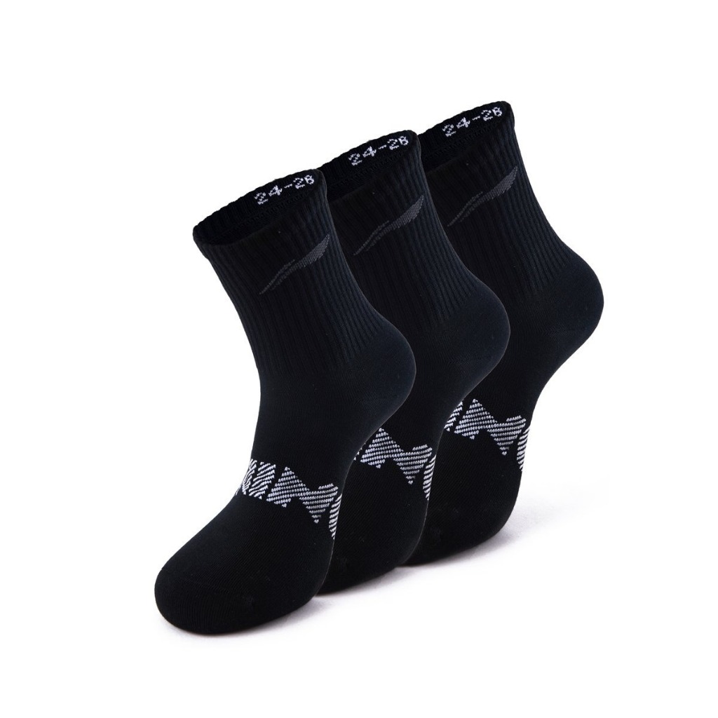 [Accessories] Set 3 ชิ้น Unisex Li-Ning Sports Short Socks Fashion/Sportlife AWTV007-1V