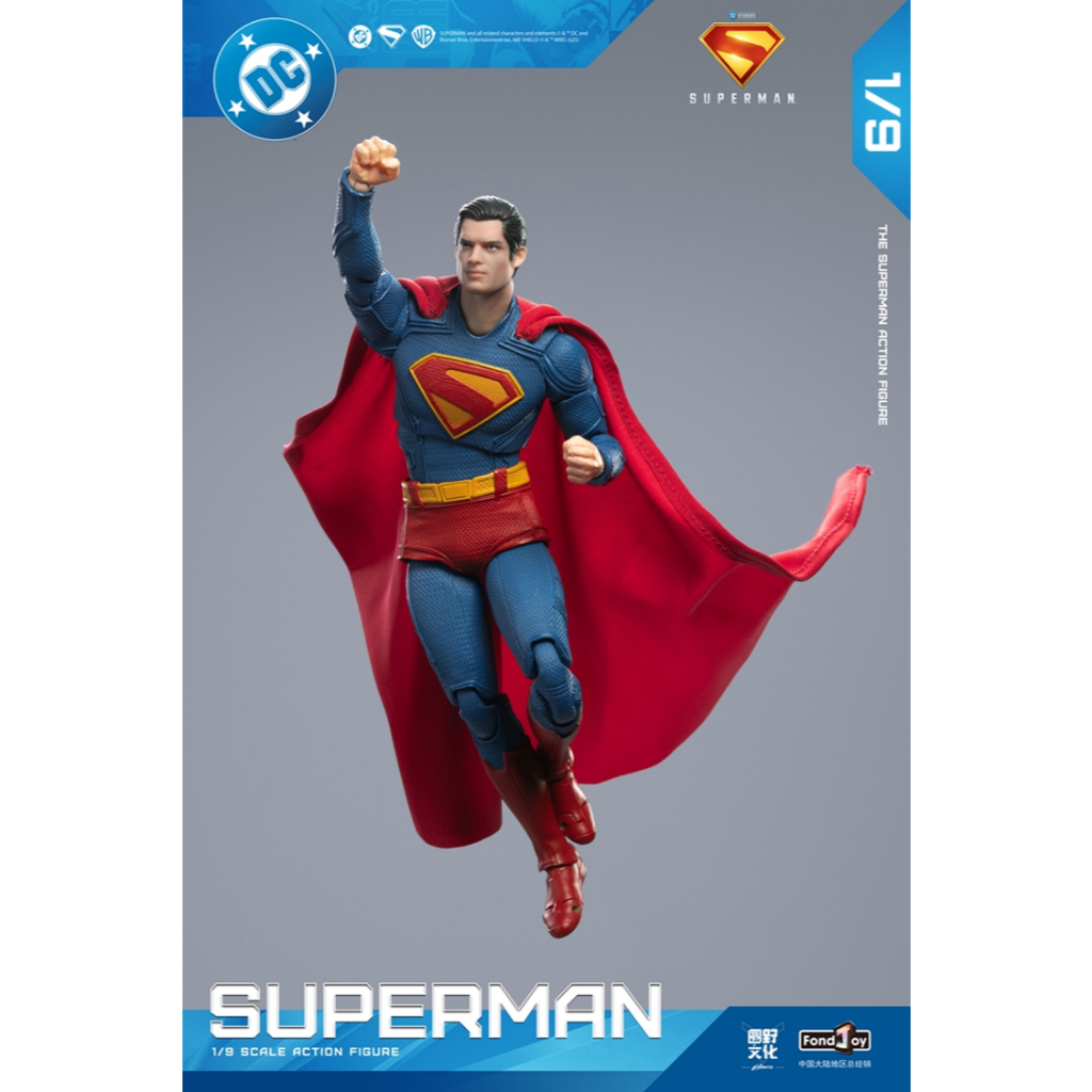 Fondjoy 1/9 สเกล ฟิกเกอร์ Superman James Gunn Action