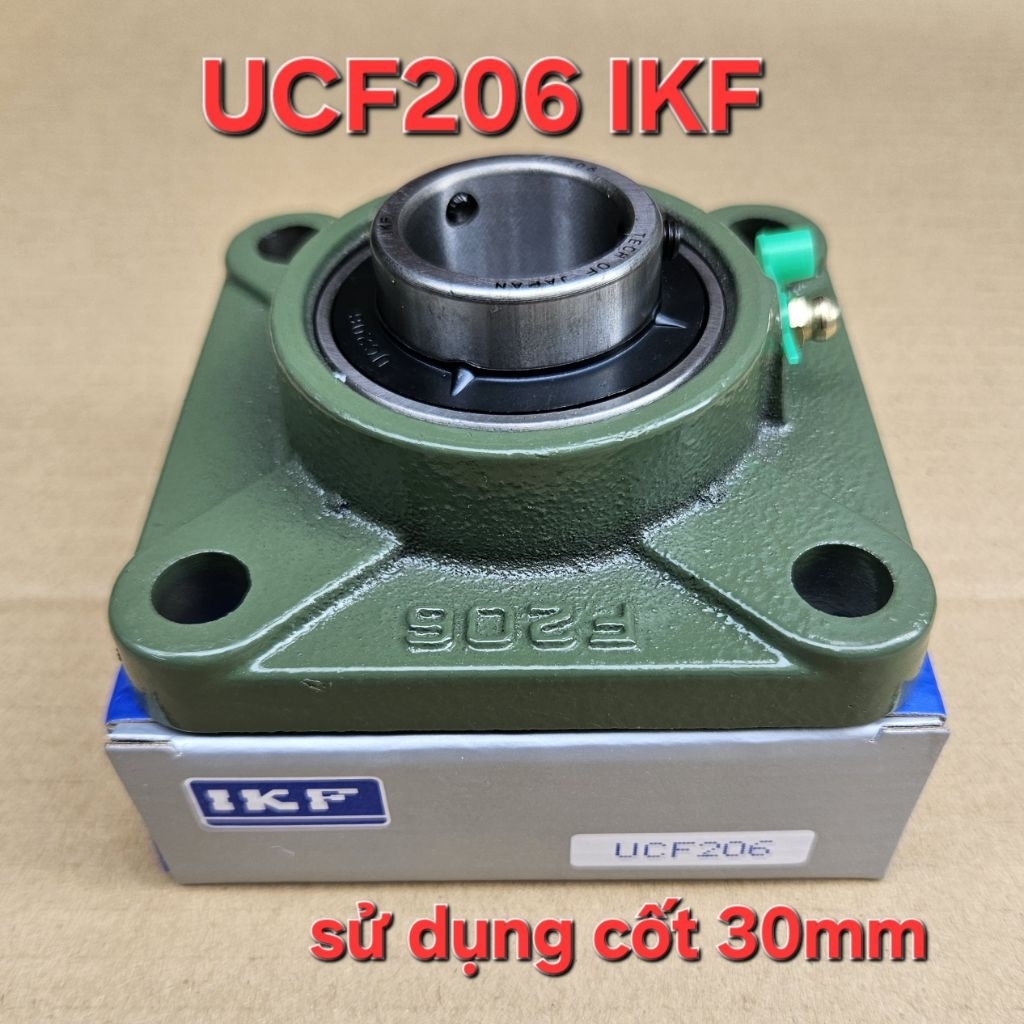 UCF206 ตัวเรือนแบริ่ง IKF (แกน 30 มม.)