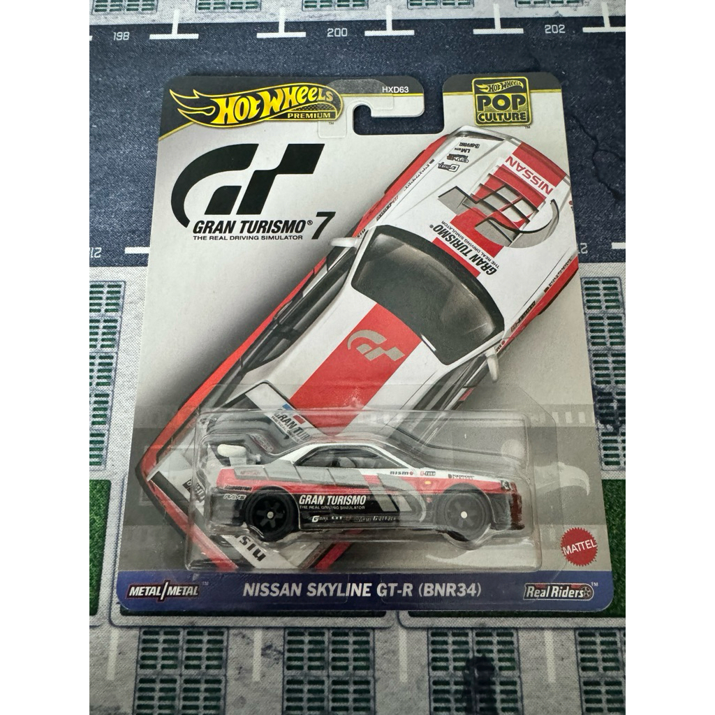 Hot Wheels Premium Nissan Skyline R34 Gran Turismo 7 รถโมเดล