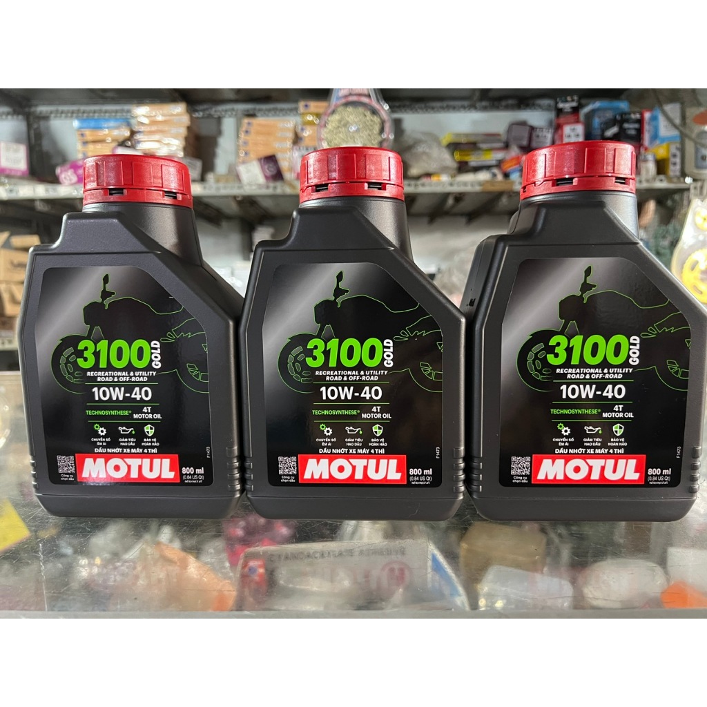 [HCM]น้ํามันหล่อลื่น Motul 3100gold 10W-40 800ml สําหรับรถยนต์สีใหม่