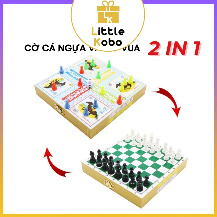 [LHT] Seahorse Chess 2in1 United in Chess 2 in 1 Horse Racing Chess Childrens Intelligence Toys Ches