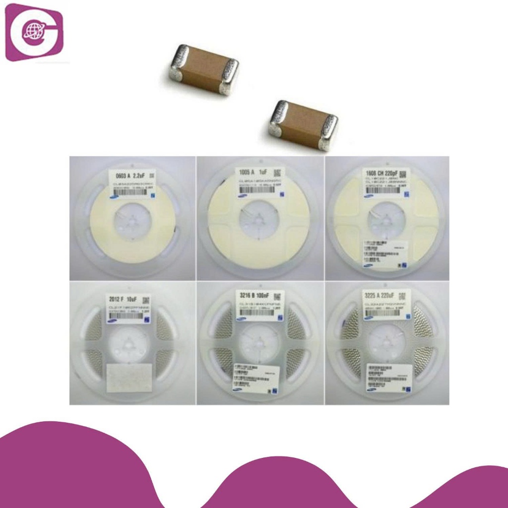 0402 (1005), 0.5pF, C0G, 50V, 10pF - ELECTRICAL CAPACITOR (50PCS/BAG)