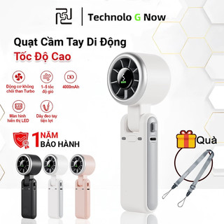 ⚡Quạt cầm tay⚡5 cấp độ có thể điều chỉnh siêu năng lượng gió quạt tích điện mini Ba màu quạt mini