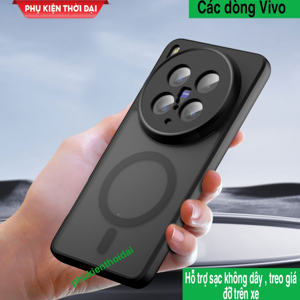 เคส Vivo X200 Ultra / X200 Pro พร้อมวงแหวนแม่เหล็กกันกระแทกเพื่อปกป้องกล้อง