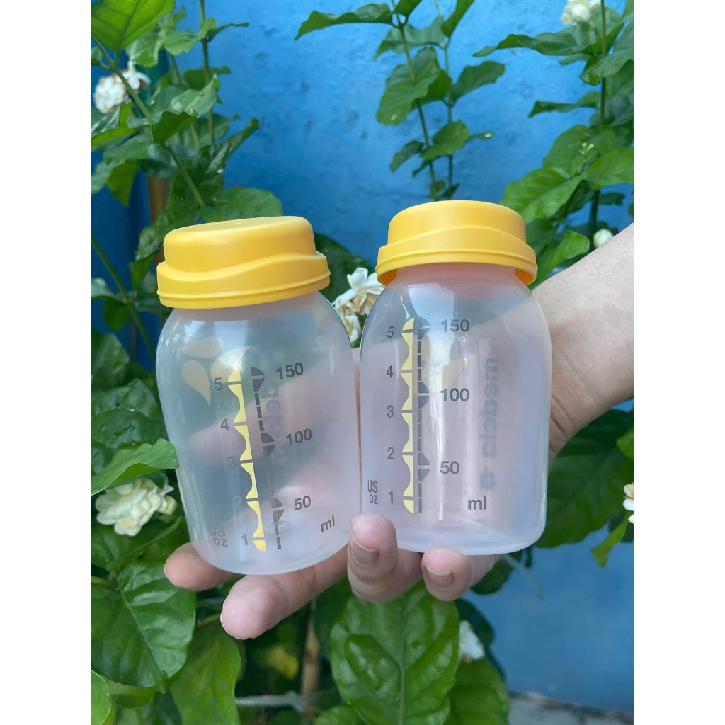(AMERICAN PRODUCT - AIR - EXPRESS) ขวดเก็บน้ํานม Medela 150ml - พร้อมถ้วยส่วนบุคคล