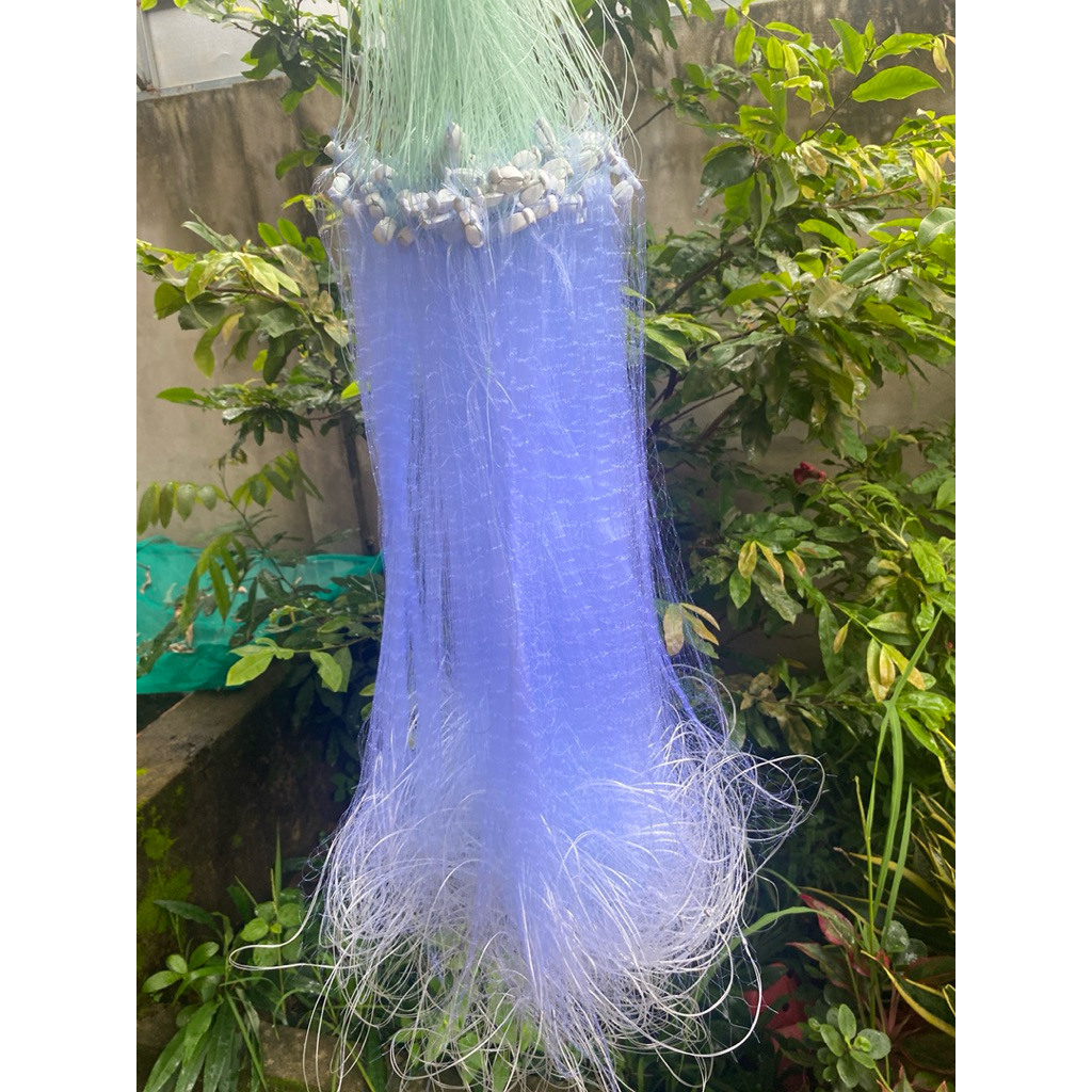 1-membrane net ขนาด 5 ถุงเท้า 4f fish splash 2, 3 นิ้ว 50m, 100m