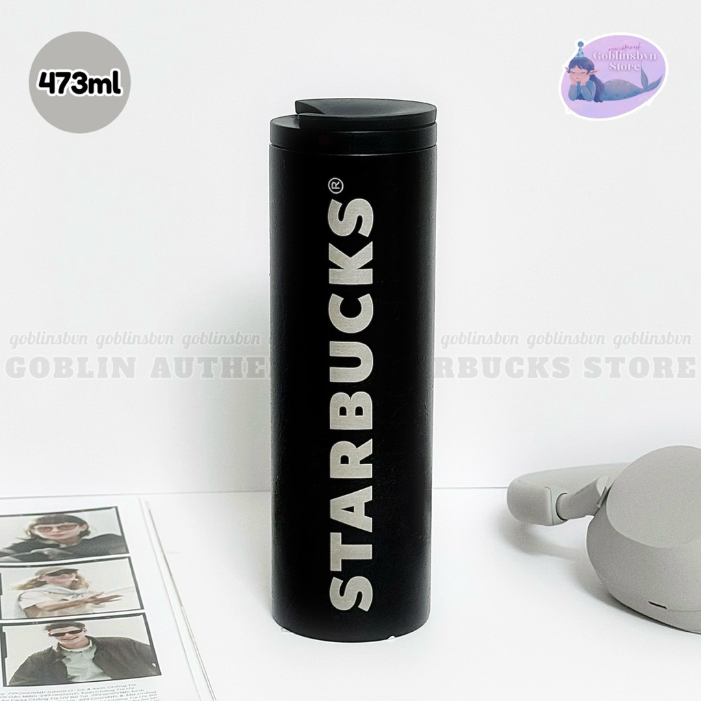 STARBUCKS BLACK SIREN MARBLE THERMOTHERMAL BOTTLE 473ML GOBLIN & MERMAID