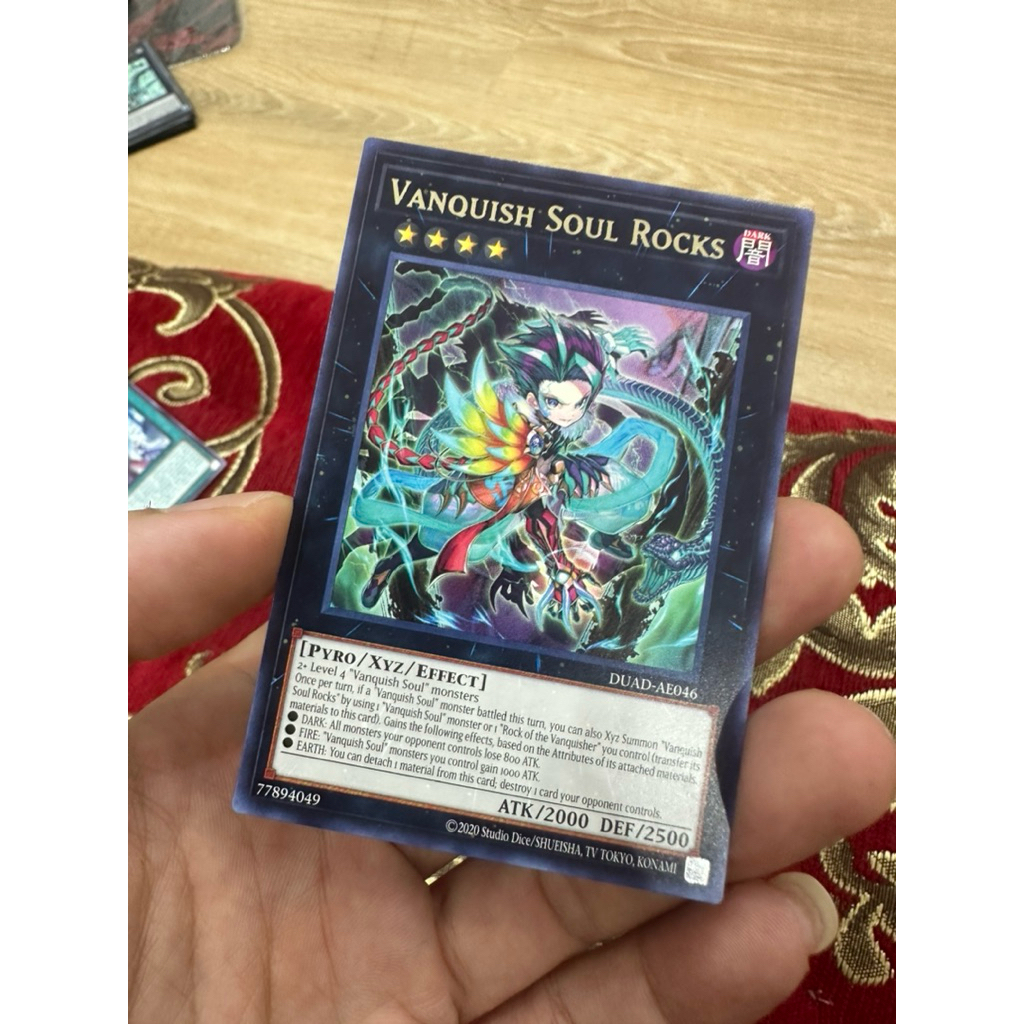 [ 20250719 ] การ์ด Yugioh Vanquish Soul Rocks DUAD-AE046