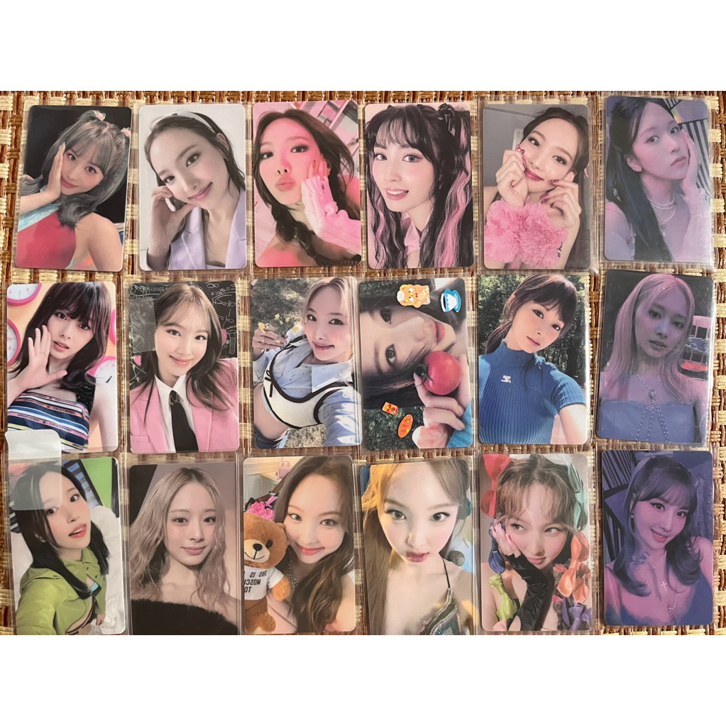 (ใหม่)TWICE LUCKY DRAW CARD JYP ของแท้ NAYEON TZUYU SANA MINA TWICE